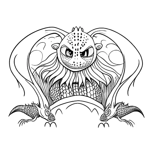 Thoothless From How To Train Your Dragon