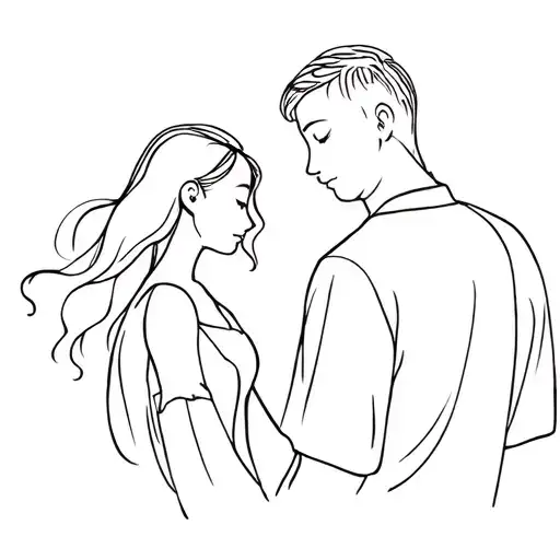 A Tattoo Of Father And Daughter