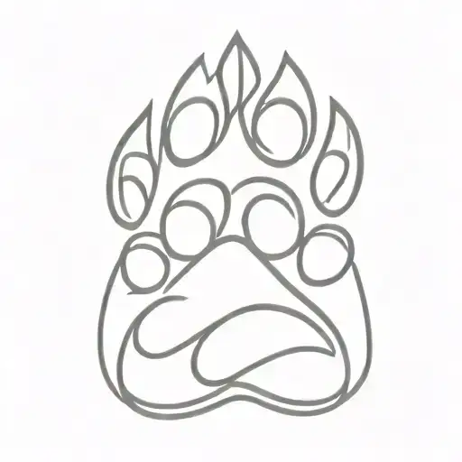Celtic Bear Paw