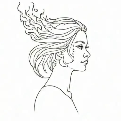 Girl With Fire Rising