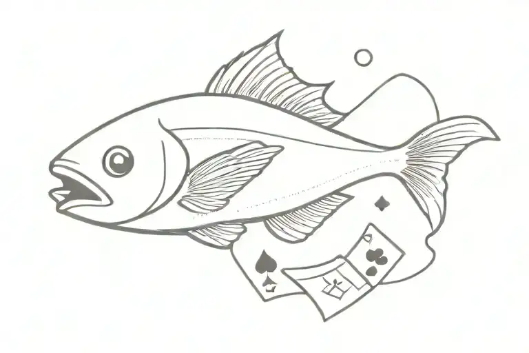 Fish And Poker Cards