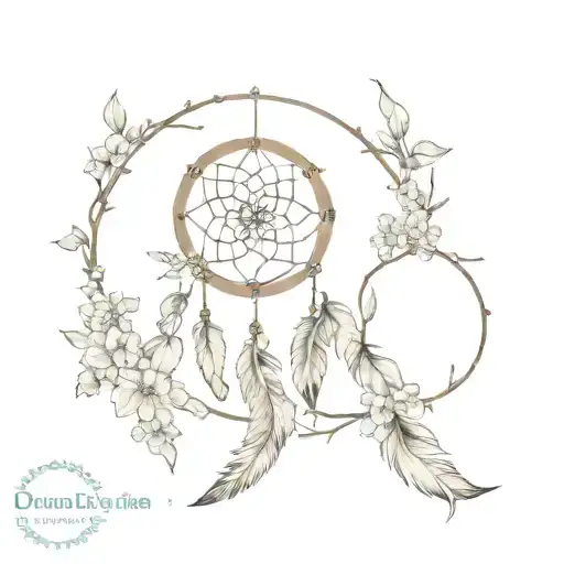 Dreamcatcher With Birth Flowers September And March