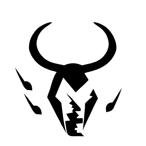 Black Demon With Horns