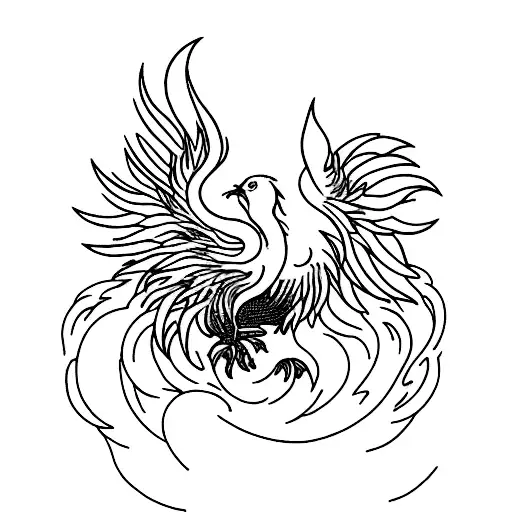 Phoenix Rising From A Broken Heart