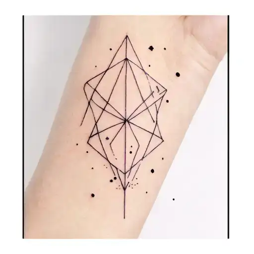 Geometric Line Space Themed