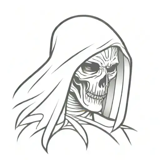 Grim Reaper Crying Eye