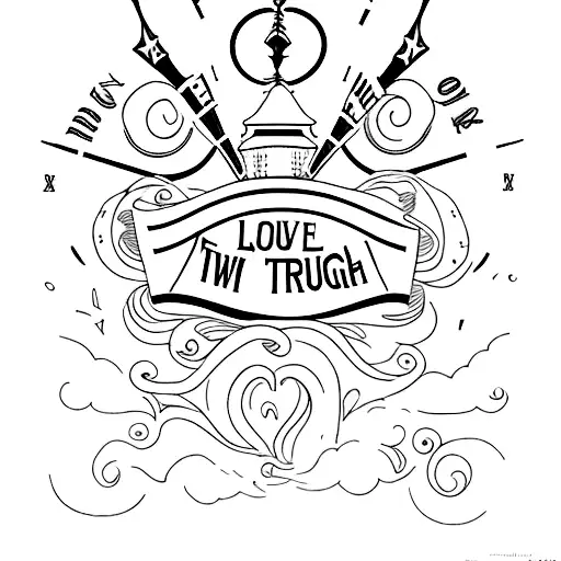 Moulin Rouge With Text Truth Bwauty Freedom Love