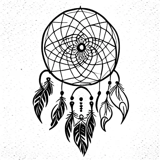 Dream Catcher With Lotus Flower