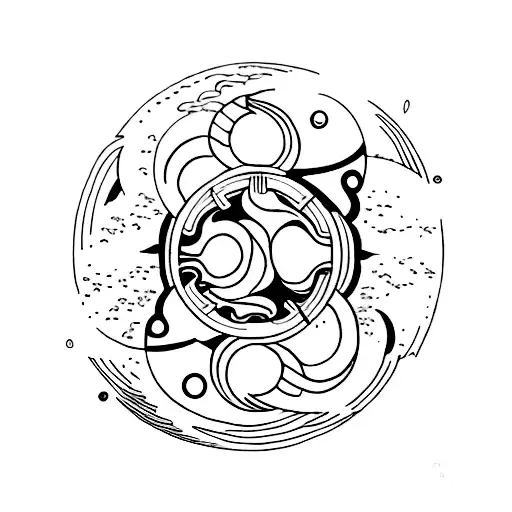 Yin And Yang In Space