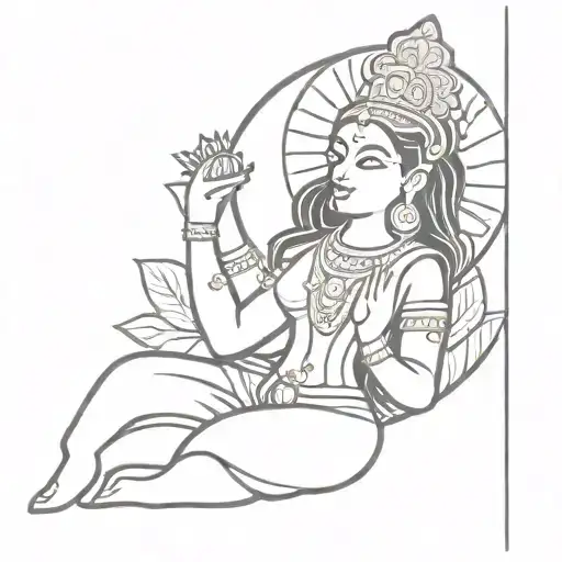 Indian Goddess Lakshmi