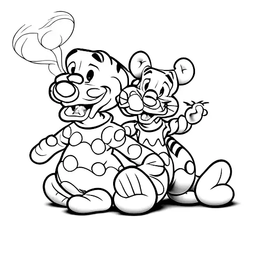 Goofy And Tigger Love