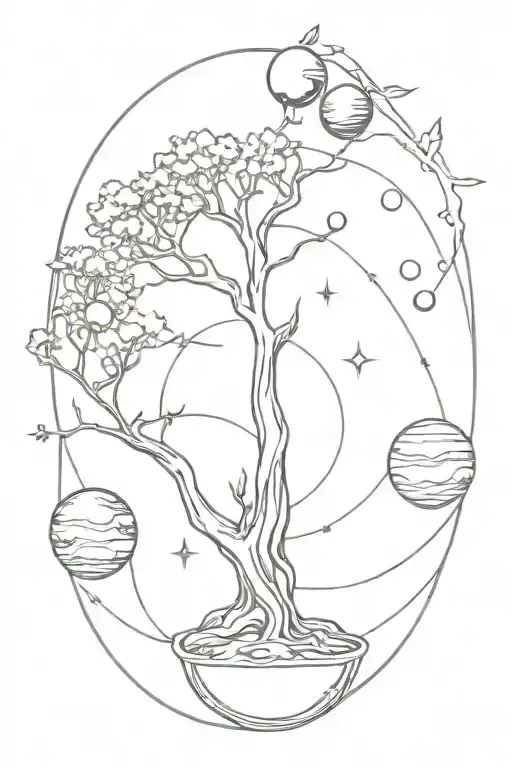 Yggdrasil And Planets