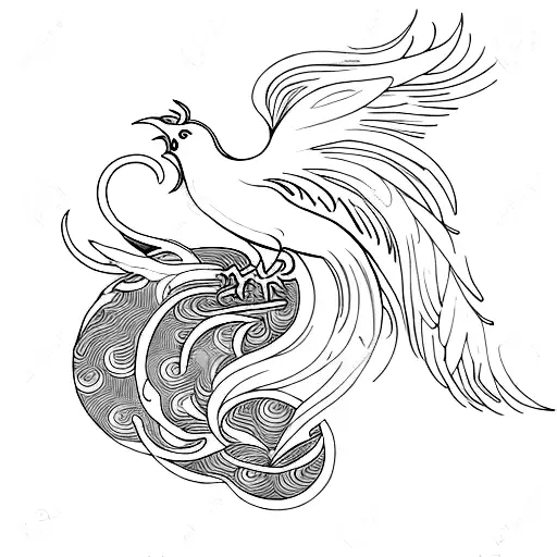 Feminine Phoenix Bird