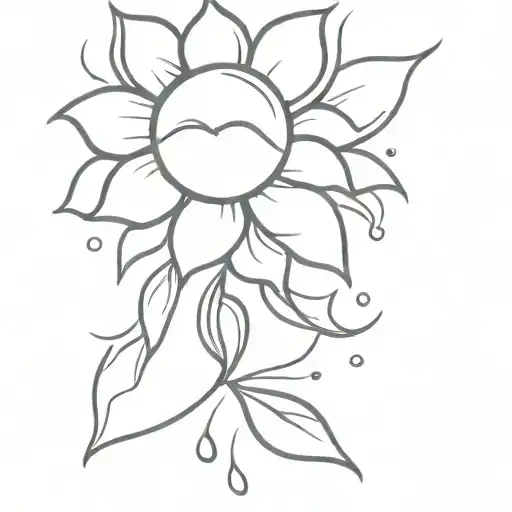 Sun Rain Flower