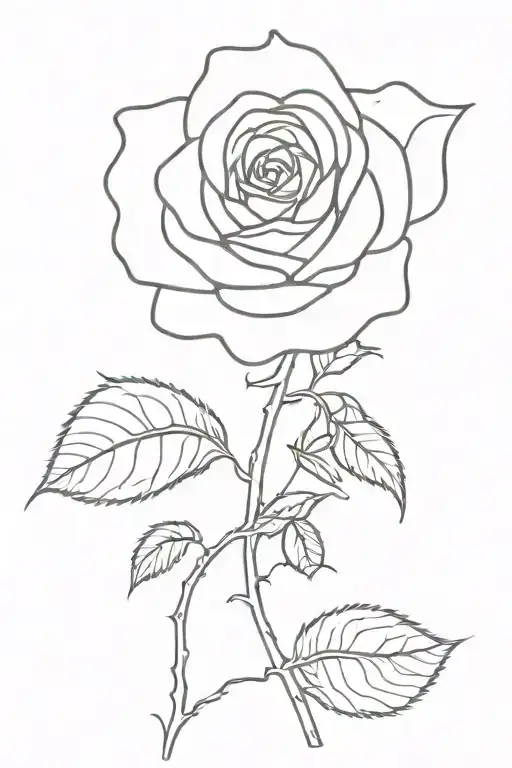 Rose With The Name Avery In The Stem Wrapped