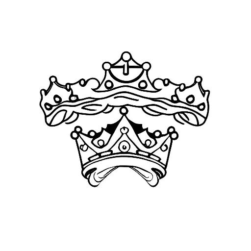 Dog Paw With A King's Crown