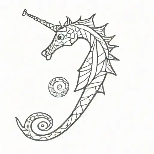 Line Seahorse