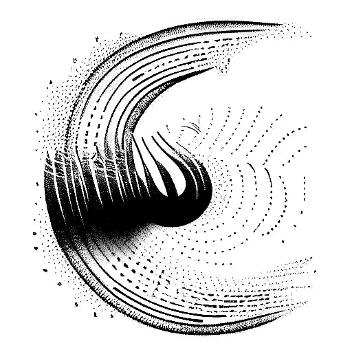 Guitar Strings Transforming Into Ocean Waves