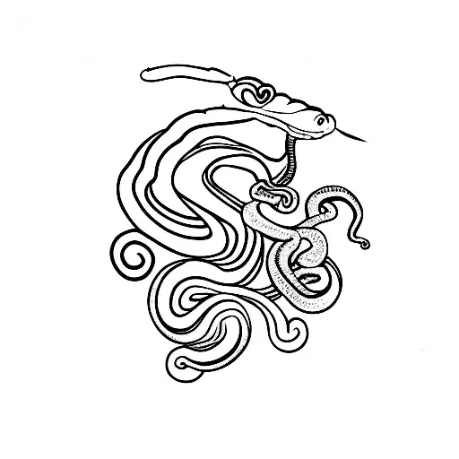 Snake With Semicolon