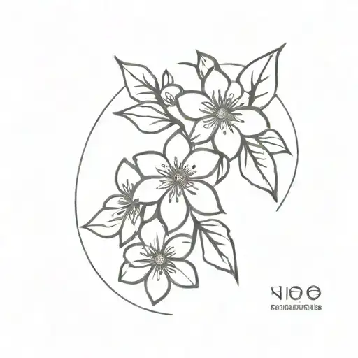 Sun And Cherry Blossoms