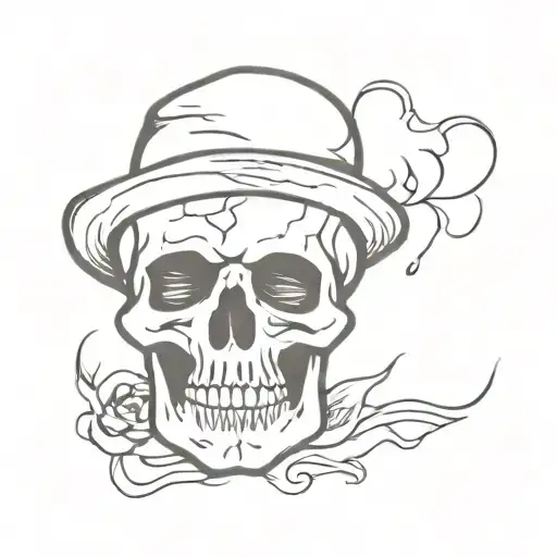 Mini Dead And Cold Skull