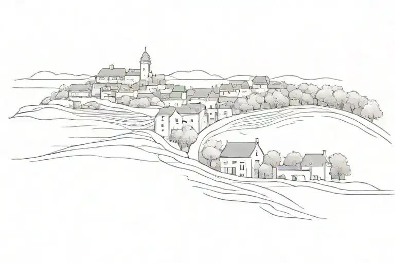 A View Between Villages