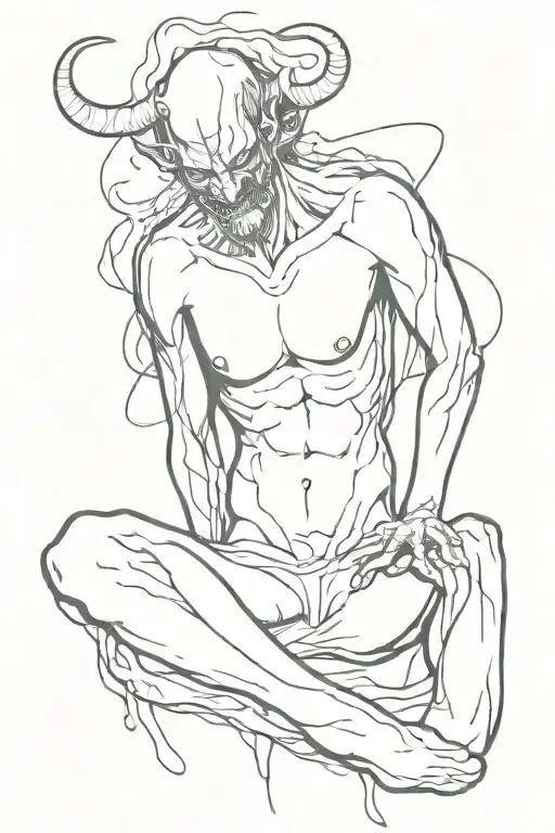 Demon Drowning By Two Hands