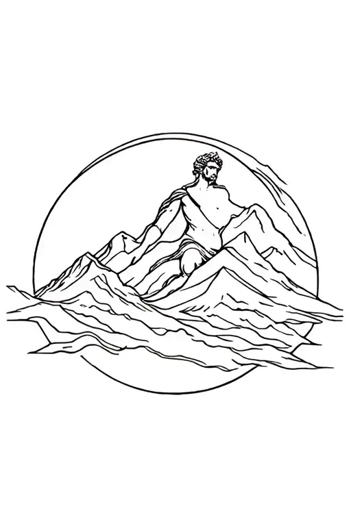 Greek God Surrounded My Mountain