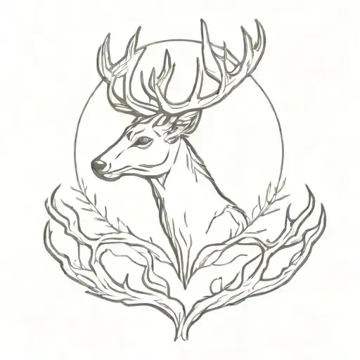 Simple Deer Antlers