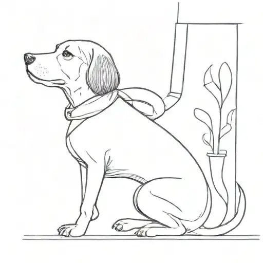 Girl With Dog Volunteer