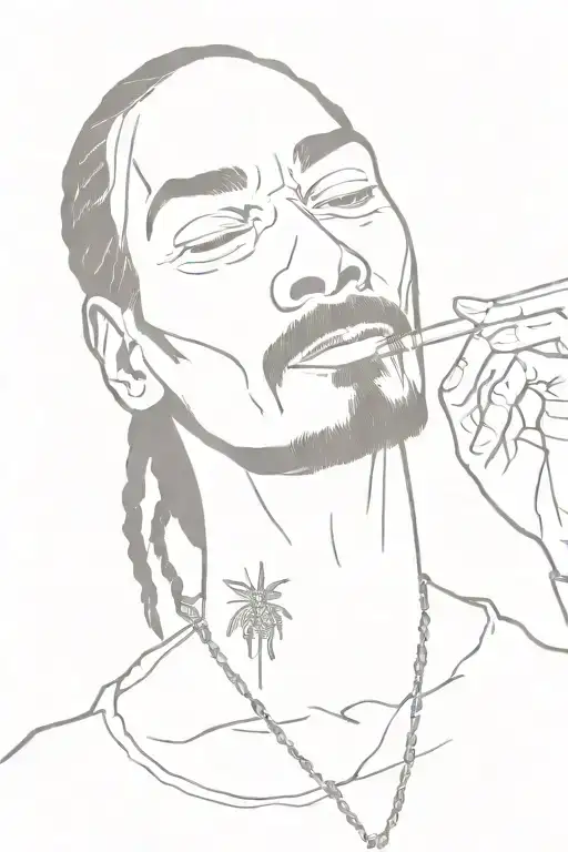 Snoop Dog Smoking A Blunt