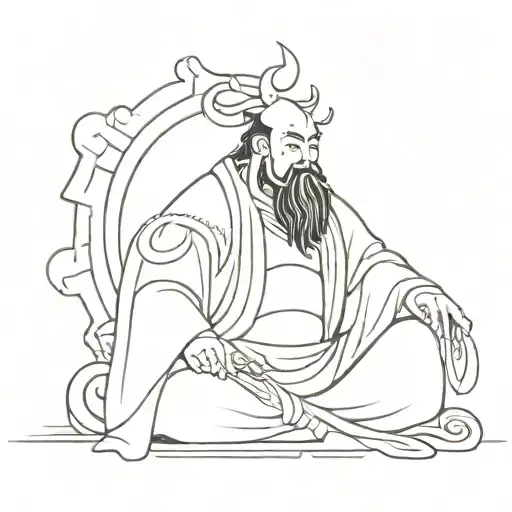 Chinese God Of Engineering Erlang Shen