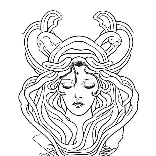 Persephone And Medusa In One