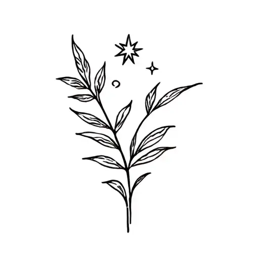 Plant And Star Designs
