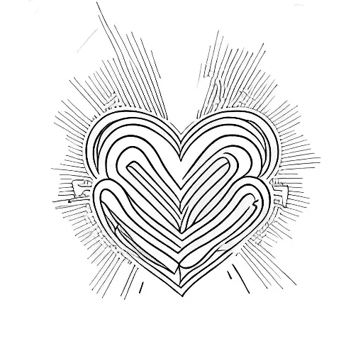 Tattoo About Good And Bad In A Heart