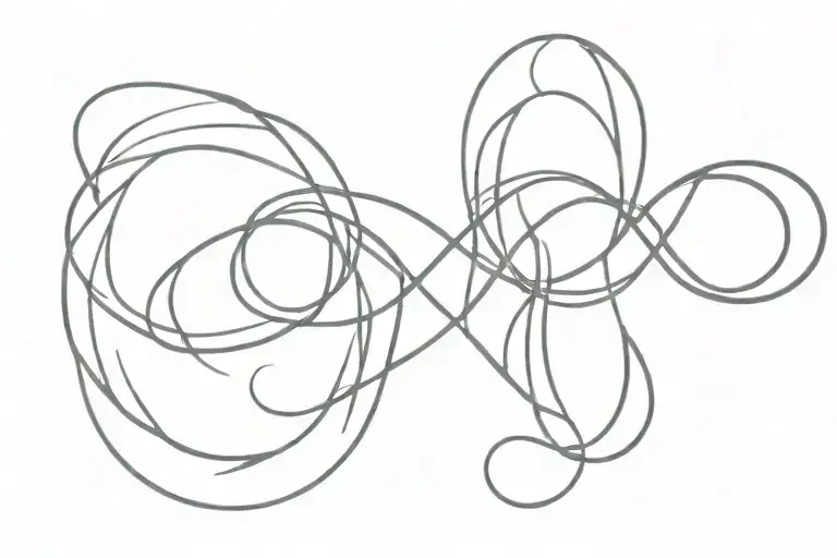 22 Til Infinity Symbol Intertwined