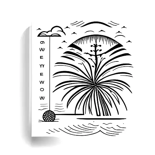 Palm Tree With Latitude Longitude