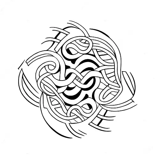 Infinity Symbol With Letter A And D