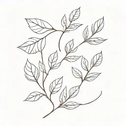 Foliage Line Art