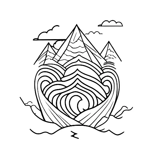 Beach Mountain Lighthouse Forest Wave