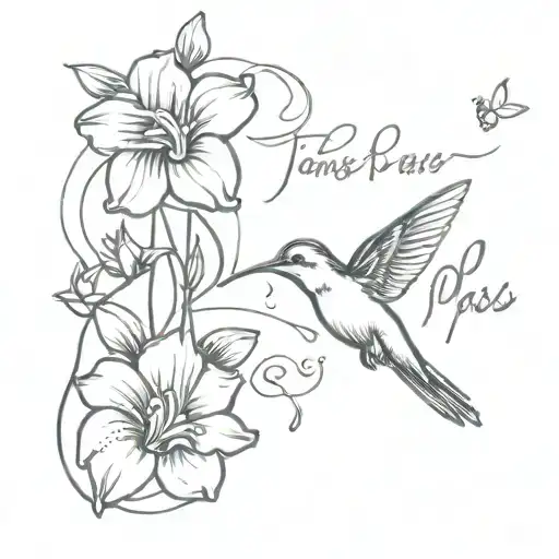 This Too Shall Pass Written In Cursive With Humming Bird