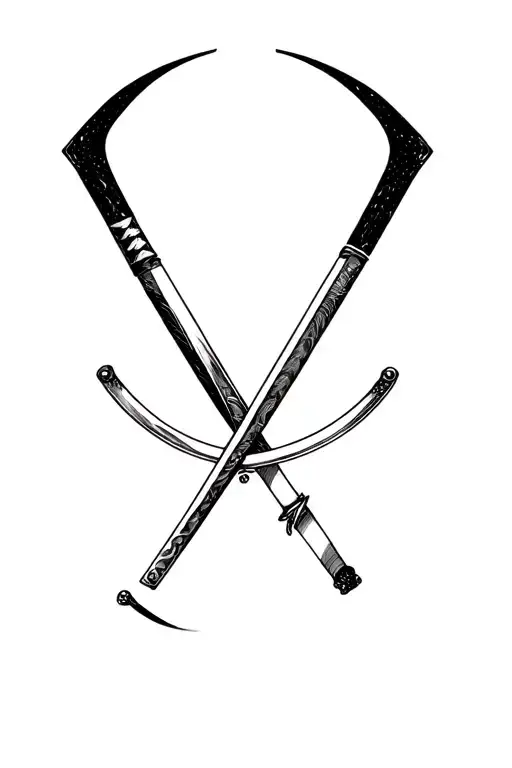 Roronoa Zoro Katanas Crossed