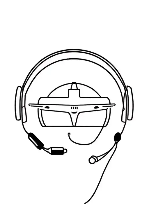 Headset And Airplane