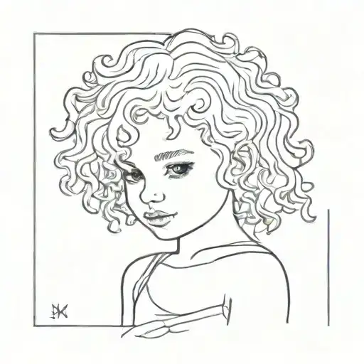 Little Girl Curly Hair