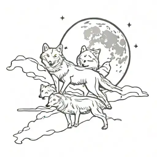 Wolves On The Moon