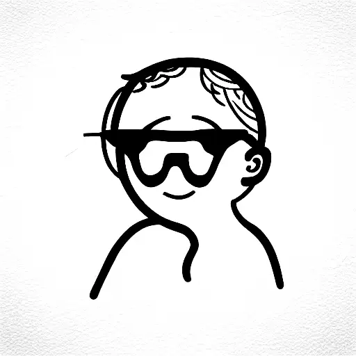 A Baby With Sunglasses