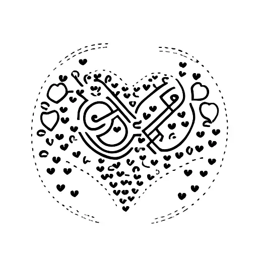 A Heart-shaped Coffee Bean With 'Abhijit' Written On It