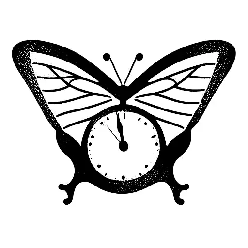 Clock Butterfly