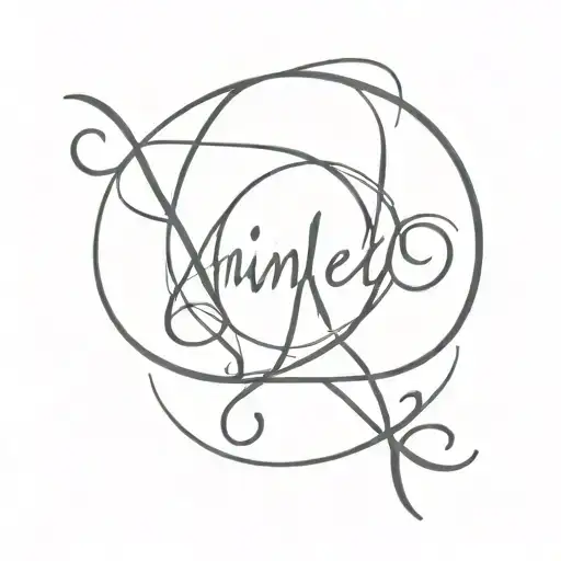 4 Kids Names Intertwined