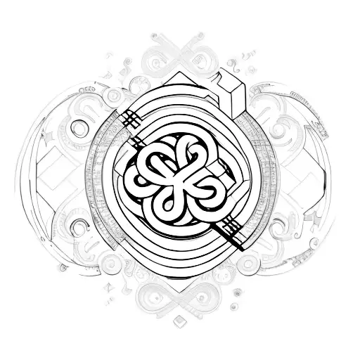 Integrate The Letter 'S' Into A Design Symbolizing Unconditional Love Beyond Infinity